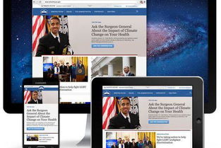白宫官网更新 响应式网页设计